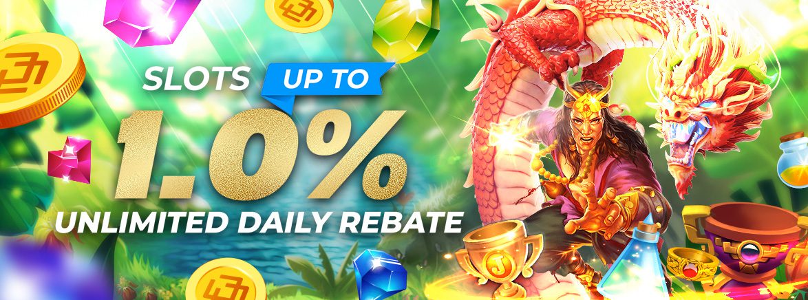 Slots 1% Unlimited Daily Rebate