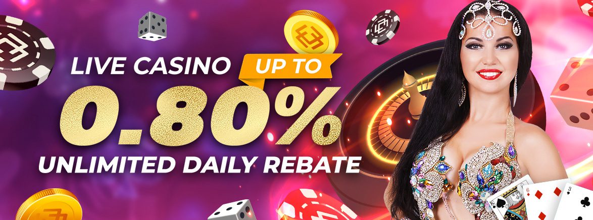 Casino 0.8% Unlimited Daily Rebate