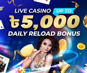 Casino 20% Daily Reload Bonus 5,000 BDT