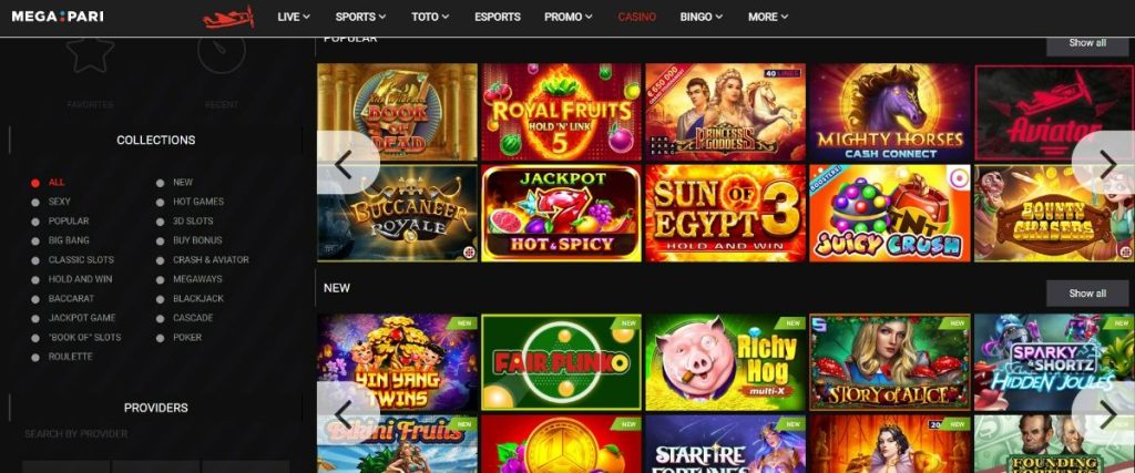 Megapari Bangladesh Live Casino