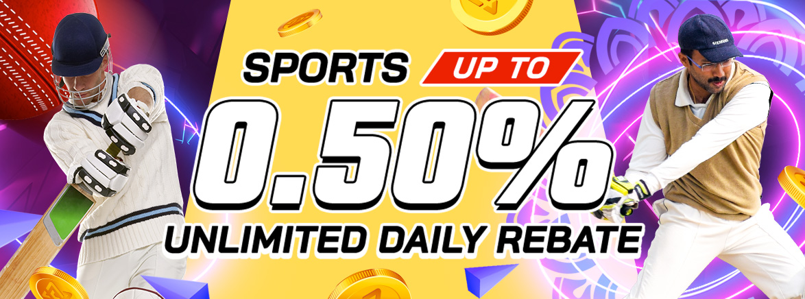 Sports 0.5% Unlimited Daily Rebate