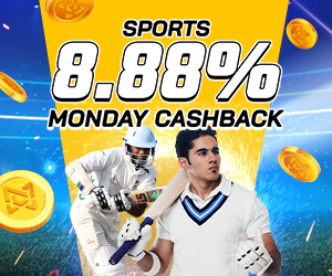 Sports 8.88% Weekly Cashback 20,000 BDT